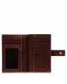 PIQUADRO - Portafoglio donna con porta monete e carte - Mogano