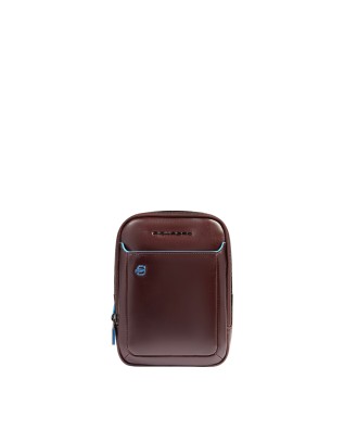  Piquadro – Borsello uomo in pelle a due comparti porta iPad