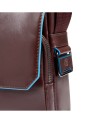 Piquadro – Horizontale Umhängetasche mit einem Fach für das iPad Mini, Blue Square