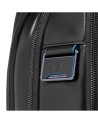 Piquadro - Men's Fast-Check Backpack with 3 Compartments and Space for a 15.6-inch Laptop, Blue Square