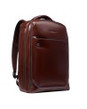 Piquadro - Men's Fast-Check Backpack with 3 Compartments and Space for a 15.6-inch Laptop, Blue Square