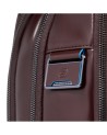 Piquadro - Men's Fast-Check Backpack with 3 Compartments and Space for a 15.6-inch Laptop, Blue Square