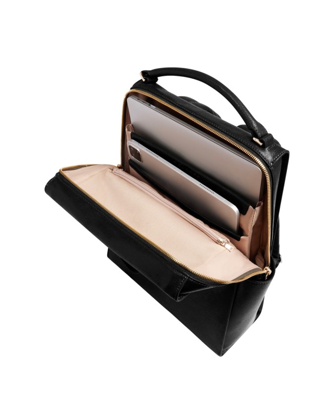  Piquadro – Zaino donna in pelle porta pc 14’’ con tasche