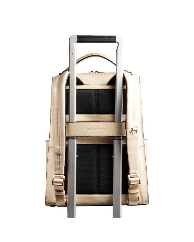  Piquadro – Zaino donna in pelle porta pc 14’’ con tasche