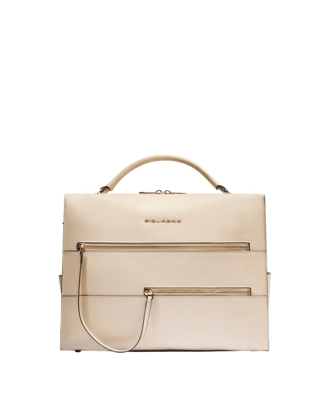  Piquadro - Cartella da ufficio per donna porta pc 14’’ con