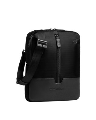  Piquadro - Borsello uomo porta iPad 11'' in pelle e tessuto 2