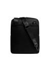 Piquadro - Herrentasche für ein 11-Zoll-iPad aus Leder und Stoff mit Schulterriemen