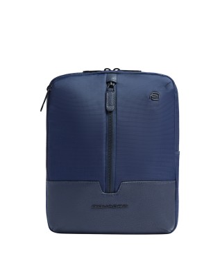  Piquadro - Borsello uomo porta iPad 11'' in pelle e tessuto