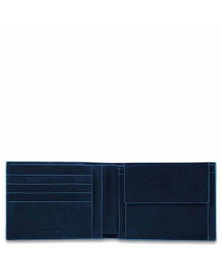PIQUADRO - Portafoglio uomo con portamonete Blue Square