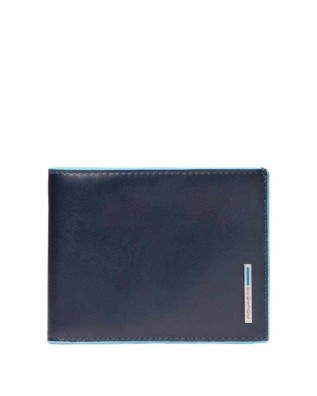 PIQUADRO - Portafoglio uomo con portamonete Blue Square 2