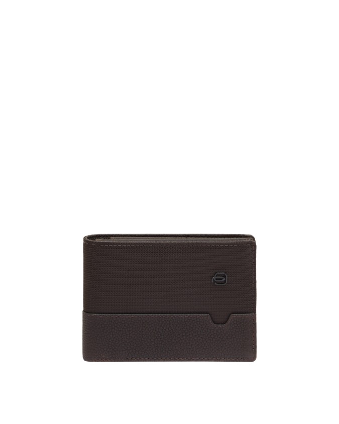 Piquadro - Men's leather and fabric...