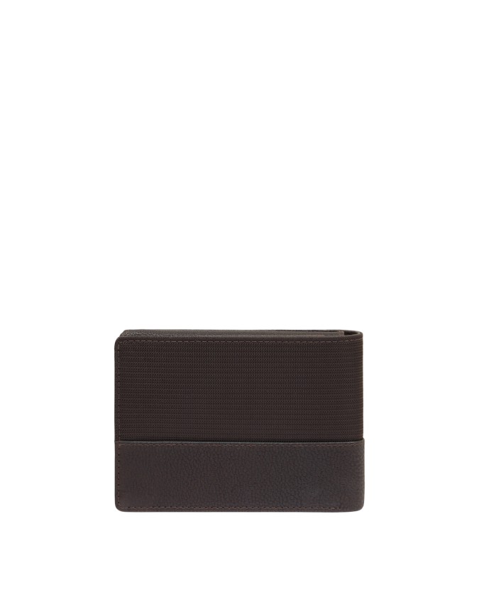 Piquadro - Men's leather and fabric...
