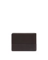 Piquadro - Men's leather and fabric wallet with RFID document holder