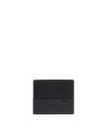 Piquadro - Men's leather and fabric wallet with a removable document holder