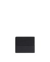 Piquadro - Men's leather and fabric wallet with a removable document holder