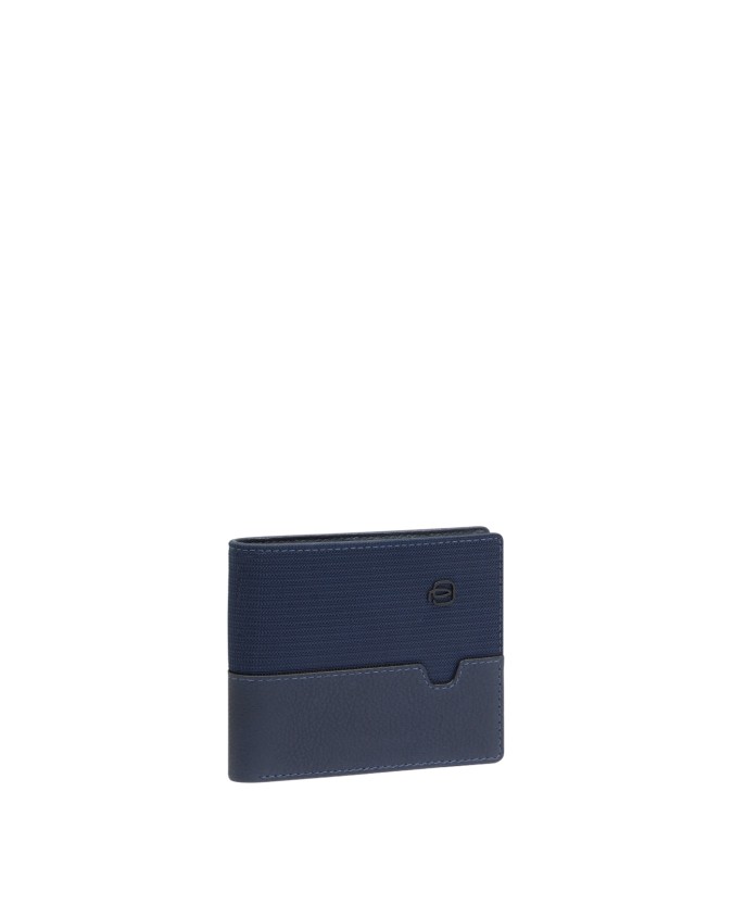 Piquadro - Men's leather and fabric...