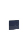 Piquadro - Men's leather and fabric wallet with a removable document holder