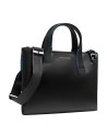  Piquadro - Cartella porta pc 14'' in pelle con tracolla Blue