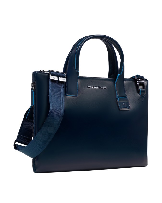 Piquadro - 14'' Leather Laptop Bag...