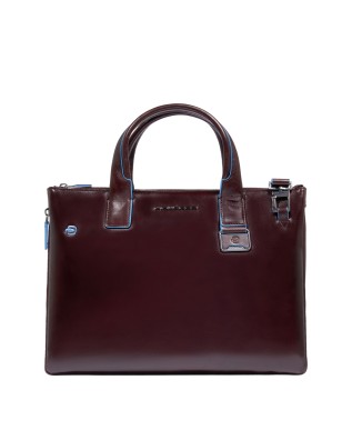 Piquadro - 14-Zoll-Laptoptasche aus Leder mit...