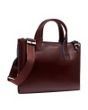 Piquadro - 14'' Leather Laptop Bag with Shoulder Strap by Blue Square