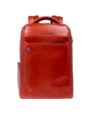 Piquadro - Men's Leather Backpack with Fast-Check 14''...