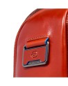 Piquadro - Men's Leather Backpack with Fast-Check 14'' Laptop Compartment - Blue Square
