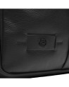 Piquadro - Small men's leather backpack with RFID protection for a 13'' laptop by Russel