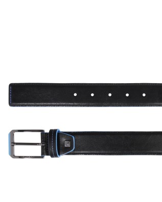 Piquadro - Blue Square Men's Leather Belt with Buckle -... 2