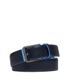 Piquadro - Blue Square Men's Leather Belt with Buckle