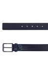 Piquadro - Blue Square Men's Leather Belt with Buckle
