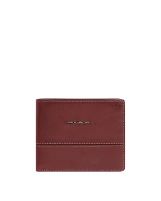  Piquadro - Portafoglio uomo in pelle con porta documenti RFID