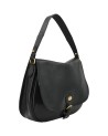 The Bridge - Isadora Large Leather Shoulder Bag with Front Flap