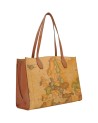  Alviero Martini Prima Classe - Borsa Shopping in Tessuto Geo