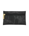 Alviero Martini Prima Classe - Small Rectangular Pouch in Geo Soft Fabric
