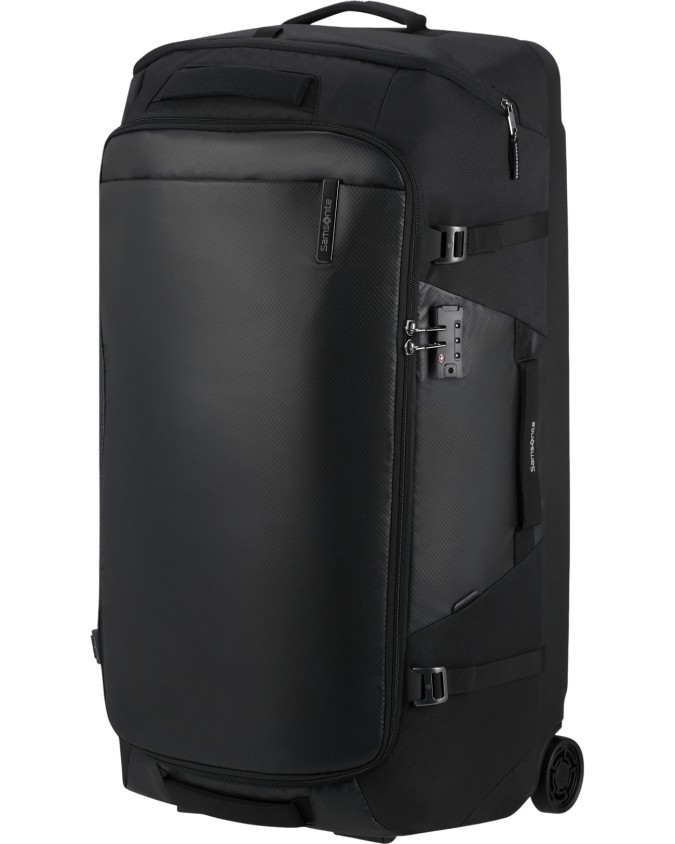  Samsonite - Borsone grande con ruote in poliestere riciclato