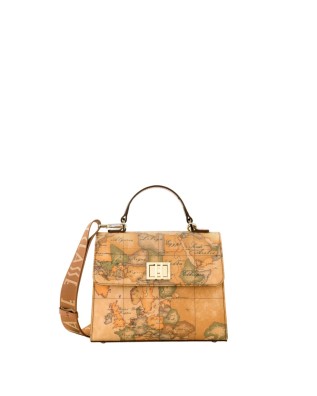 Alviero Martini Prima Classe - Mini Tote with Flap in Geo...