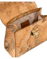 Alviero Martini Prima Classe - Mini Tote with Flap in Geo Classic Fabric