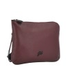 Gabs - G Padbull Black Leather Clutch with Shoulder Strap