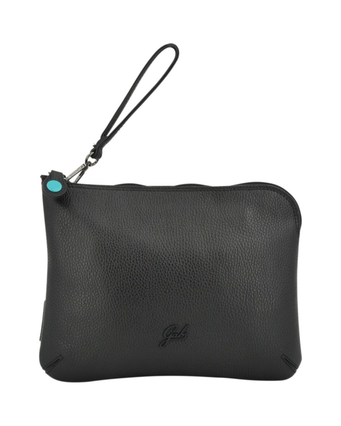 Gabs - G Padbull Black Leather Clutch...