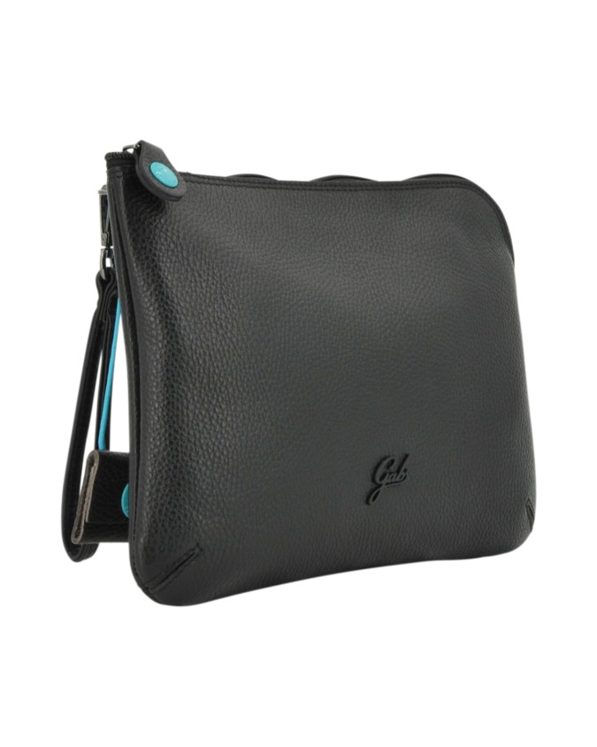 Gabs - G Padbull Black Leather Clutch...