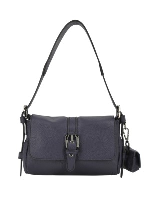 Gabs - Sansa Leather Shoulder Bag, Size S, Bull Black 2