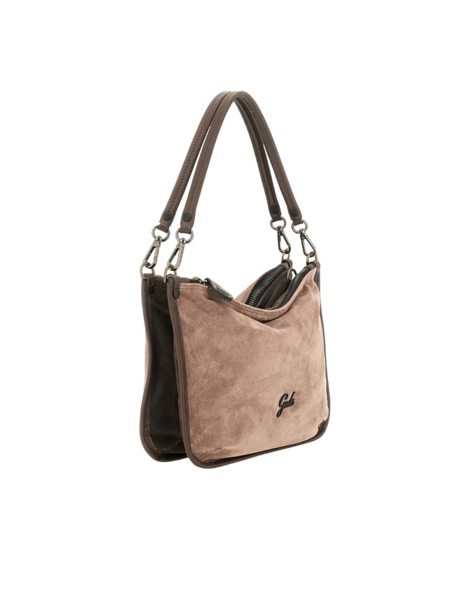  Gabs - Borsa shopping in pelle di vitello scamosciato e pelle