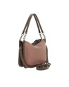  Gabs - Borsa shopping in pelle di vitello scamosciato e pelle