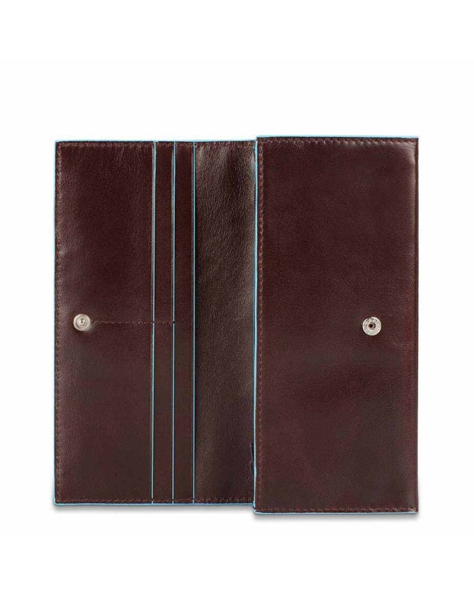 Piquadro - Women's mahogany leather wallet - Mahogany