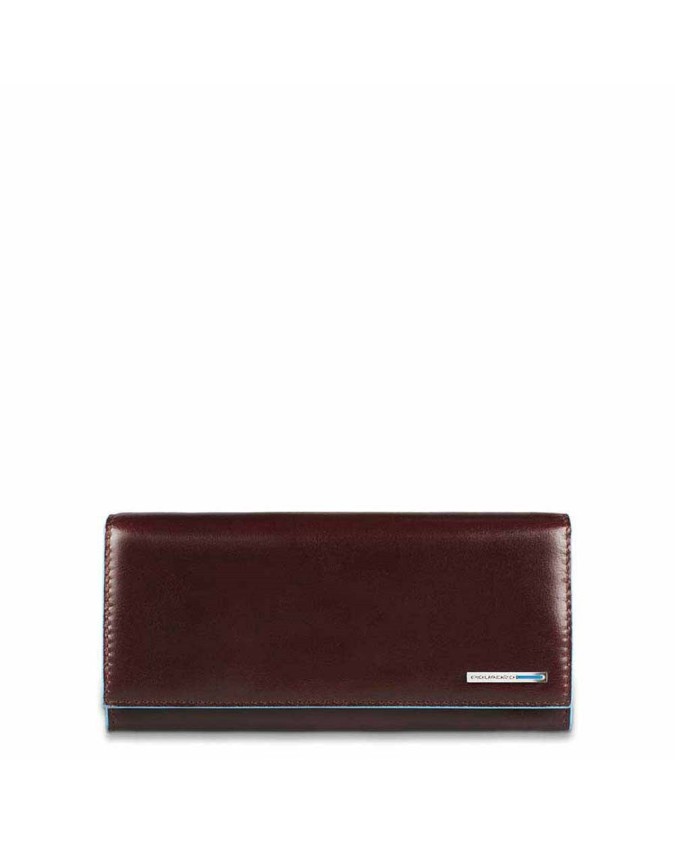 Piquadro - Women's mahogany leather wallet - Mahogany