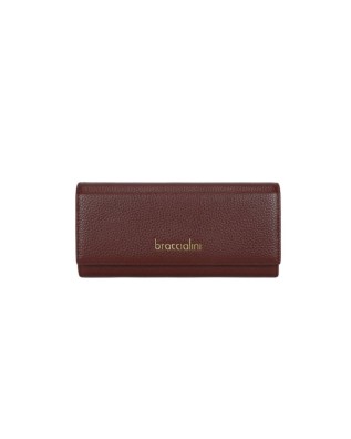  Braccialini - Portafoglio donna in pelle continental con patta 2