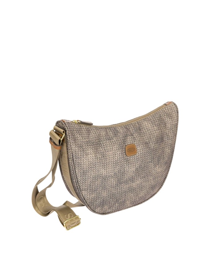Bric's - Borsa a Tracolla Mezzaluna Small
