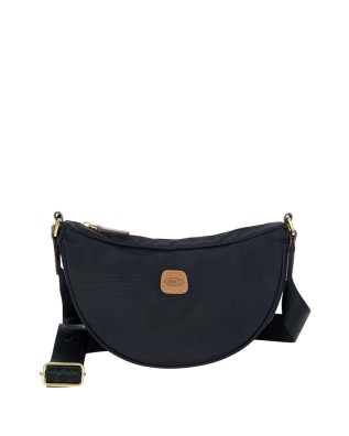  Bric's - Borsa a Tracolla Mezzaluna piccola in Nylon X-Bag