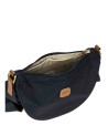 Bric's - Borsa a tracolla mezzaluna piccola in tessuto